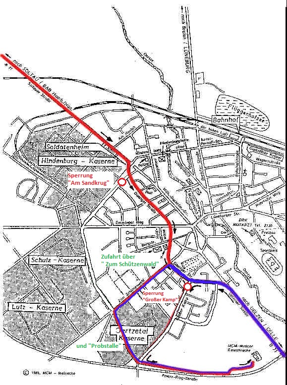 Stadtplan Munster